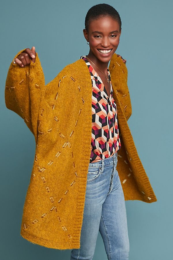 Janet Ribbon Cardigan | Anthropologie (US)