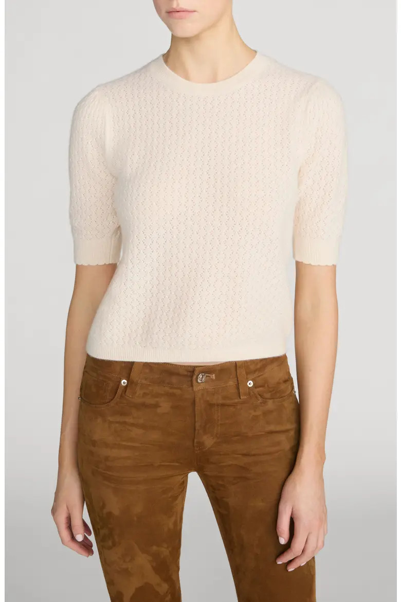 FRAME The Gathered Honeycomb Cashmere Sweater (Women) | Nordstrom | Nordstrom