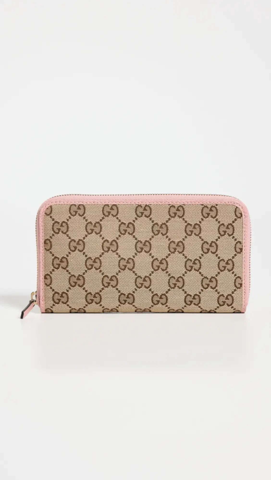 Shopbop Archive Gucci Long Zip Around Wallet, Gg Canvas | Shopbop | Shopbop