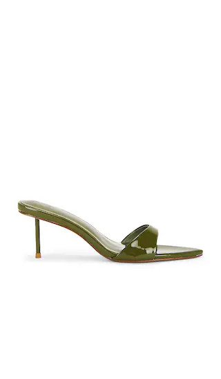 FEMME LA Marseille Slipper in Olive Patent | REVOLVE | Revolve Clothing (Global)