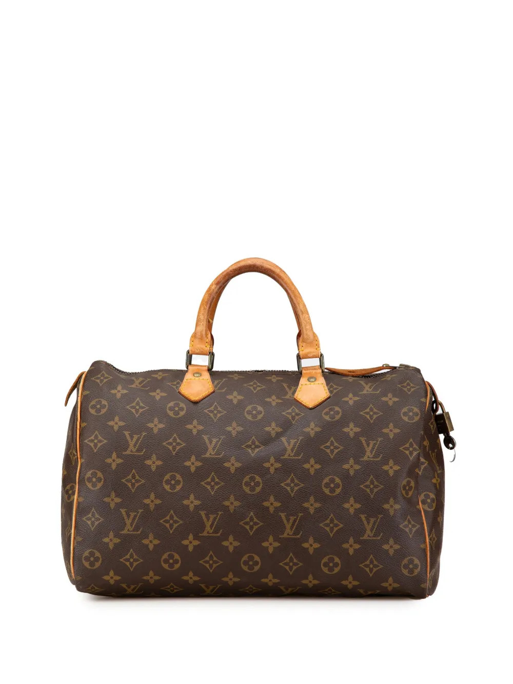 Louis Vuitton Pre-Owned 1985 Monogram Speedy 35 Boston Bag | Brown | FARFETCH | Farfetch Global