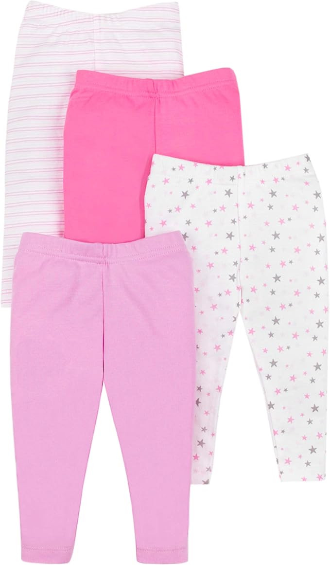 Lamaze Baby Girls Organic 4 Pack Pants | Amazon (US)