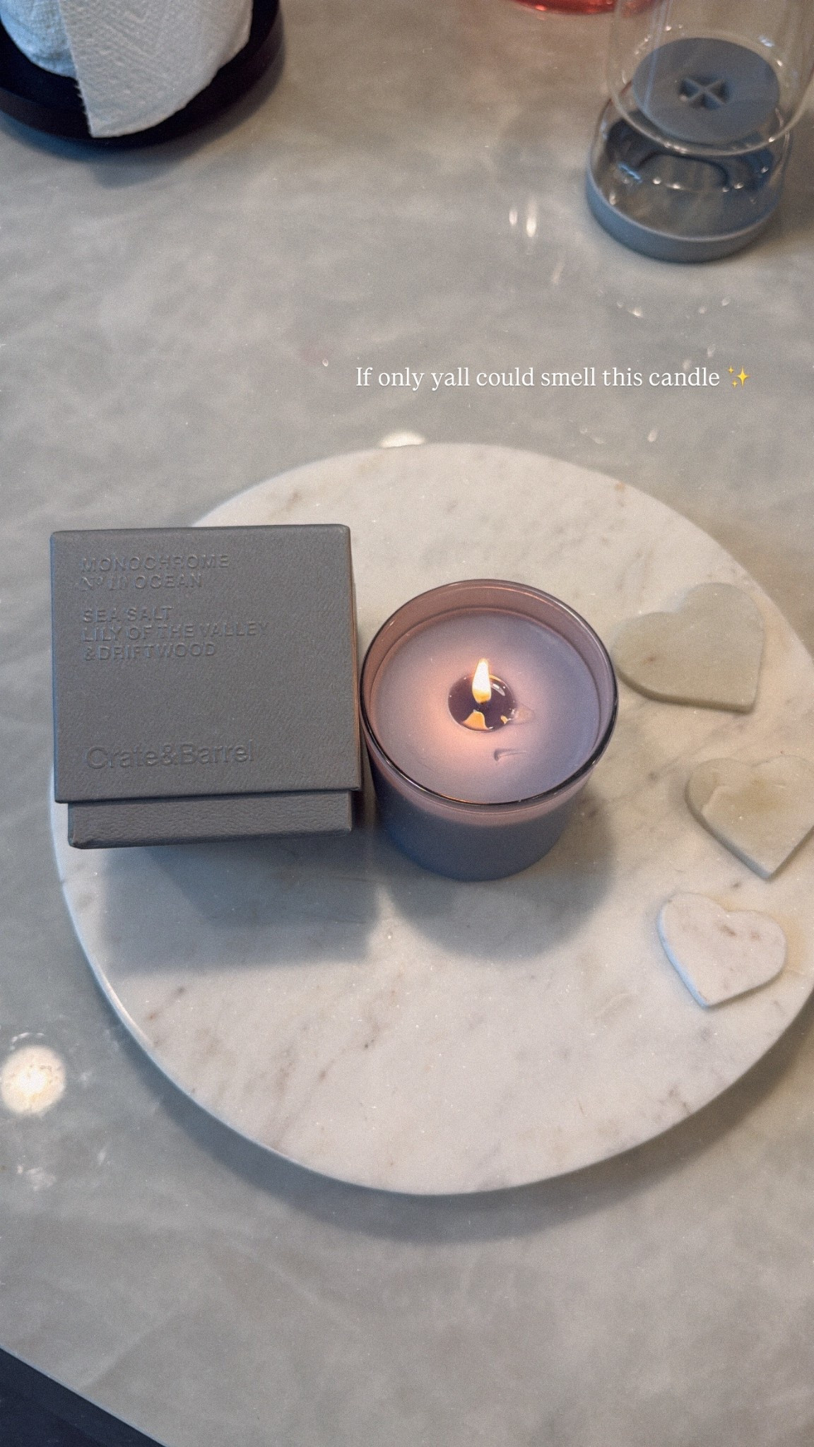 The smell of this candle ✨🌊