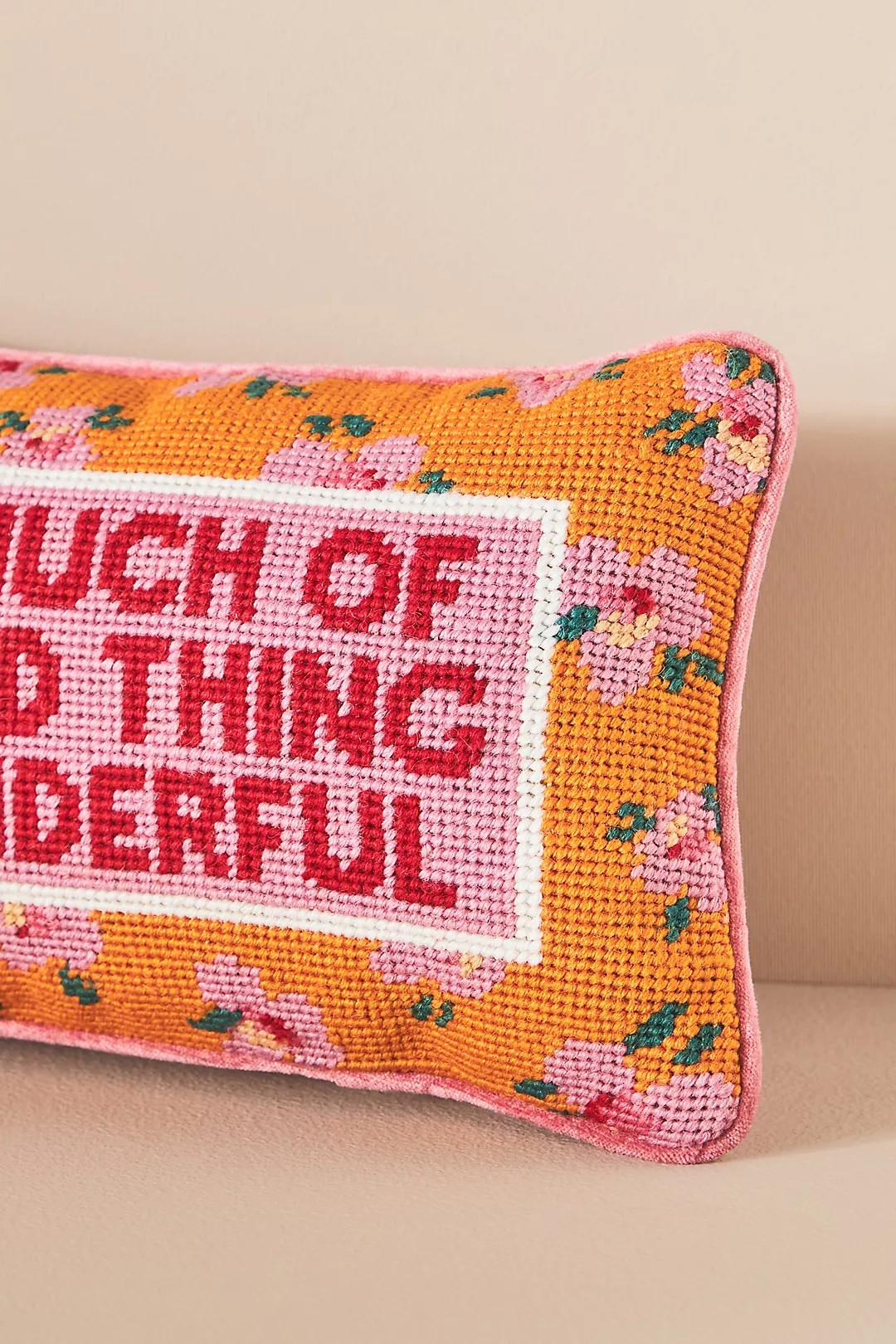 Furbish Studio Petite Needlepoint Pillow | Anthropologie (US)