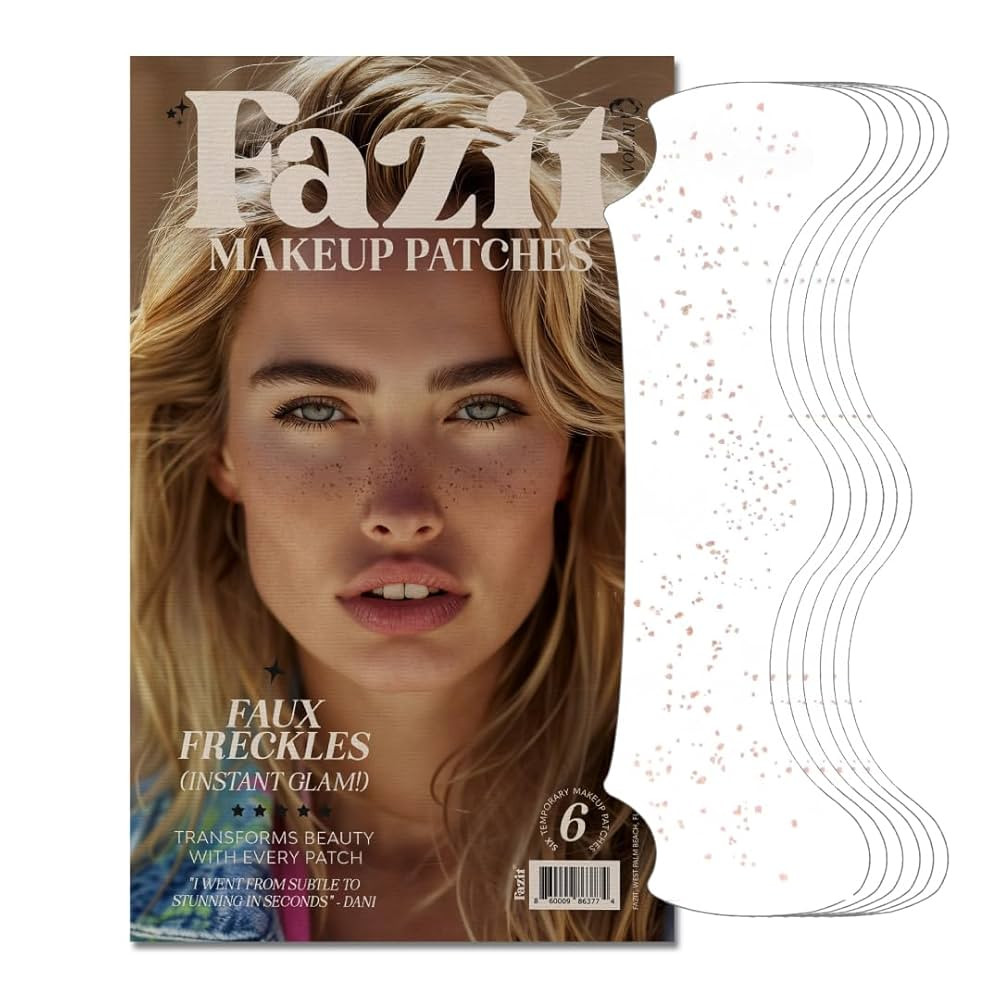 Fazit Makeup Patches - Face Makeup Patches - Beauty Face Makeup - Brown Fake Freckles - Waterproo... | Amazon (US)
