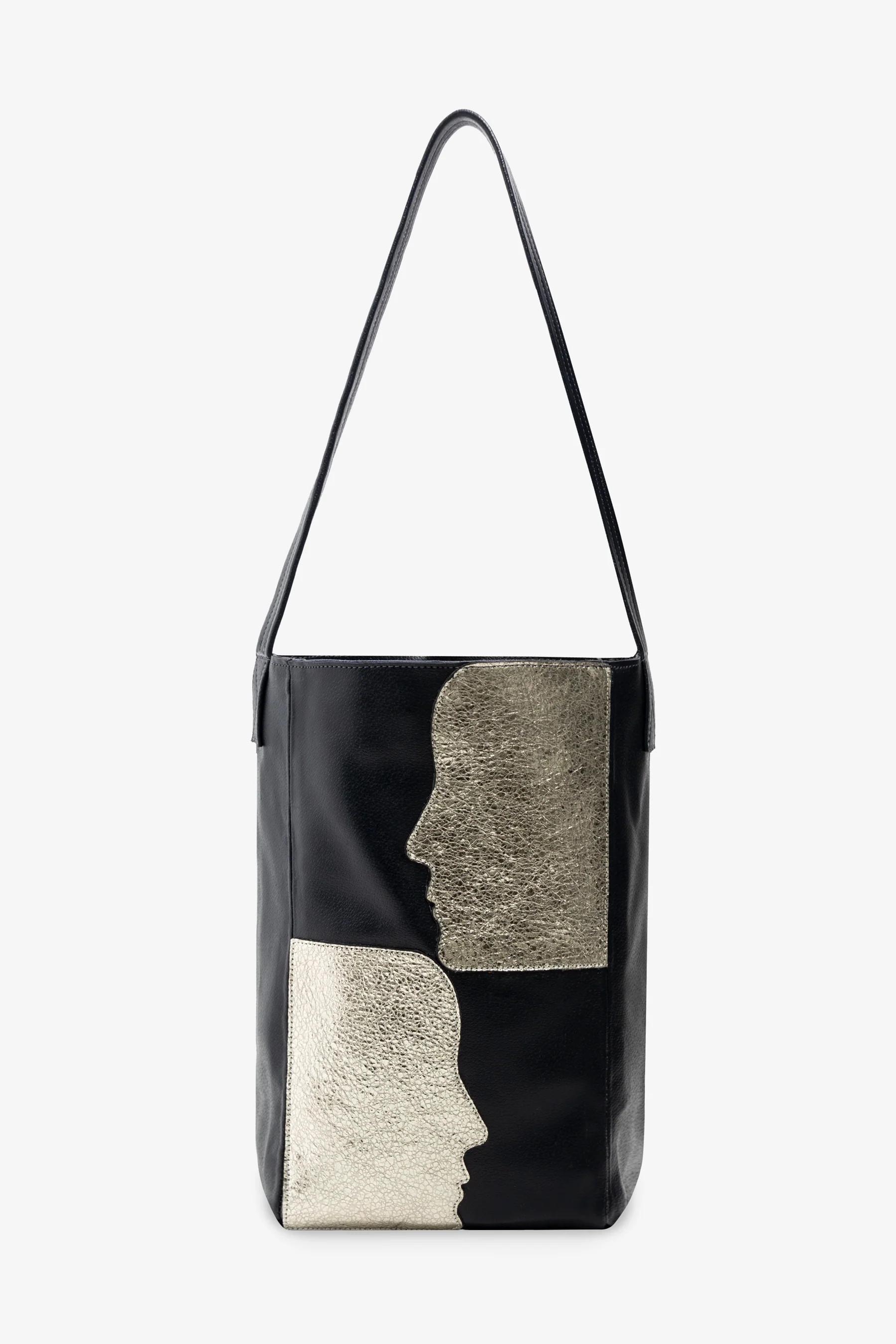 RLH3481 - Double Silhouette Slim Tote | Los Angeles Apparel