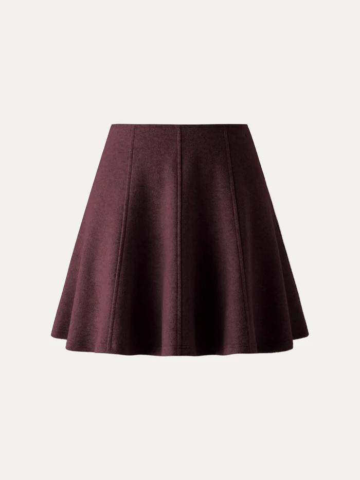 High Waisted Flare Hem Mini Skirt | OGLmove