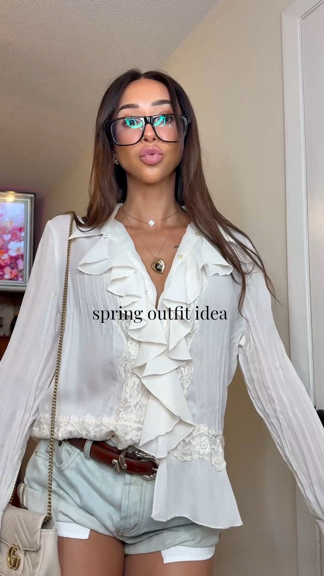 boho spring outfit idea 🏹🤍 linked similar for top! 

could not find a similar locket option (mine is vintage from the 60’s 😭) but I’m still on the hunt!! x