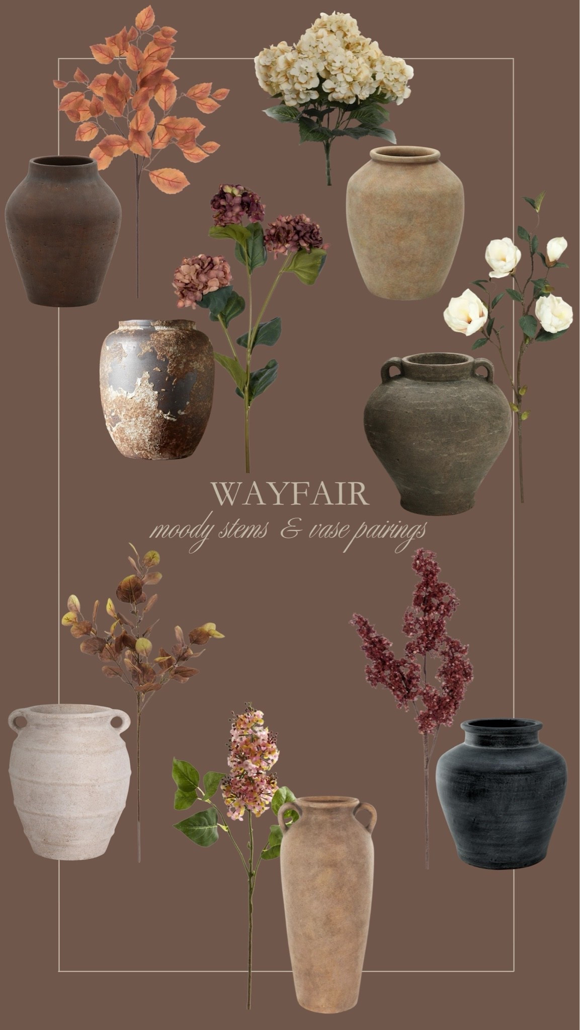 Moody flower stems and flower vase pairings for the autumn season 🍁🍂 Loving these @Wayfair finds for fall decor! So pretty for a moody home and vintage home.

#LTKHome #LTKSeasonal