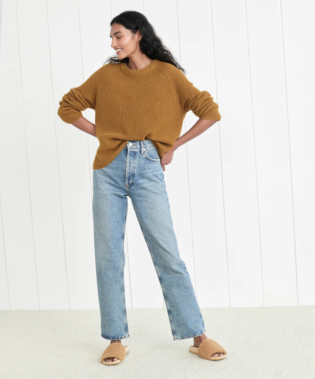 Cashmere Fisherman Sweater | Jenni Kayne