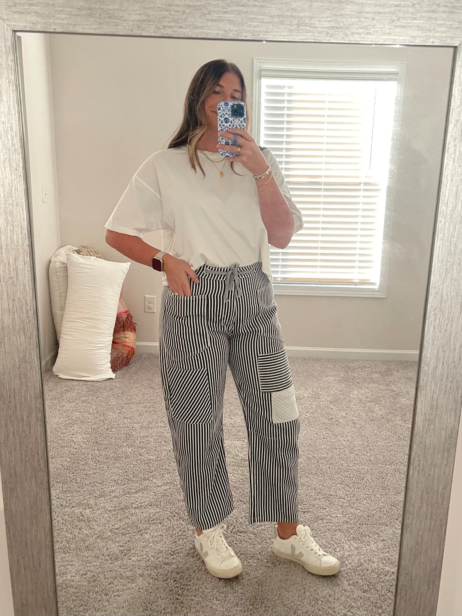 Looks for less from Amazon! These pants and so comfortable and such a great transition piece to fall. 

Pants: L
Shirt: XL
Shoes: 9

Everything is TTS!

#LTKFindsUnder50 #LTKSeasonal #LTKMidsize