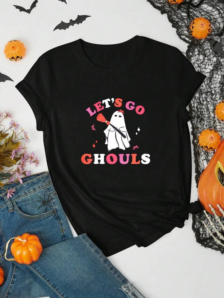 Halloween Print Tee | SHEIN