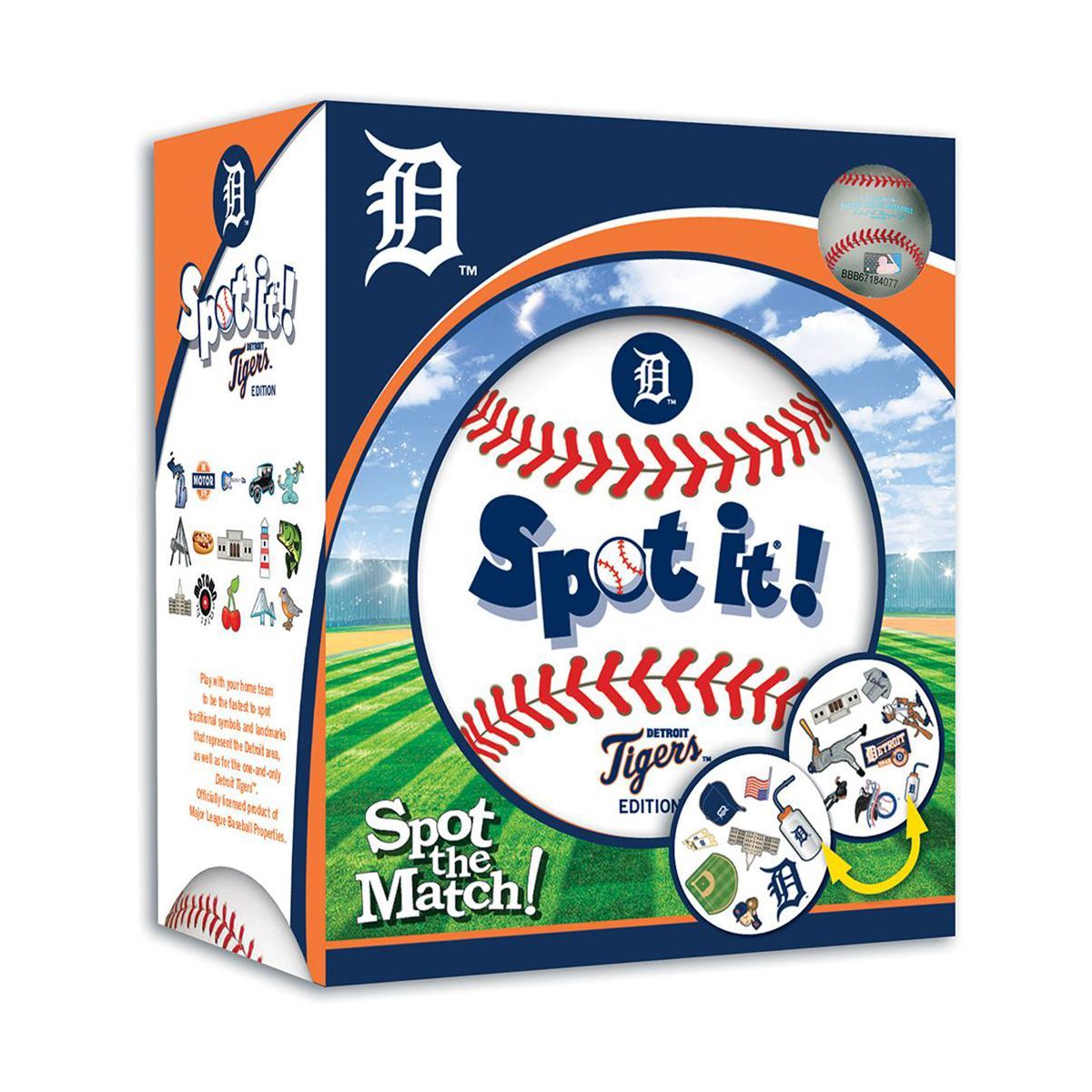 MasterPieces Officially Licensed MLB Detroit Tigers Spot It Game for Kids and Adults | Target