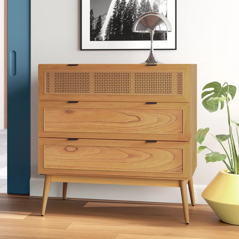 Keanu 3 Drawer 36'' W Chest | Wayfair North America
