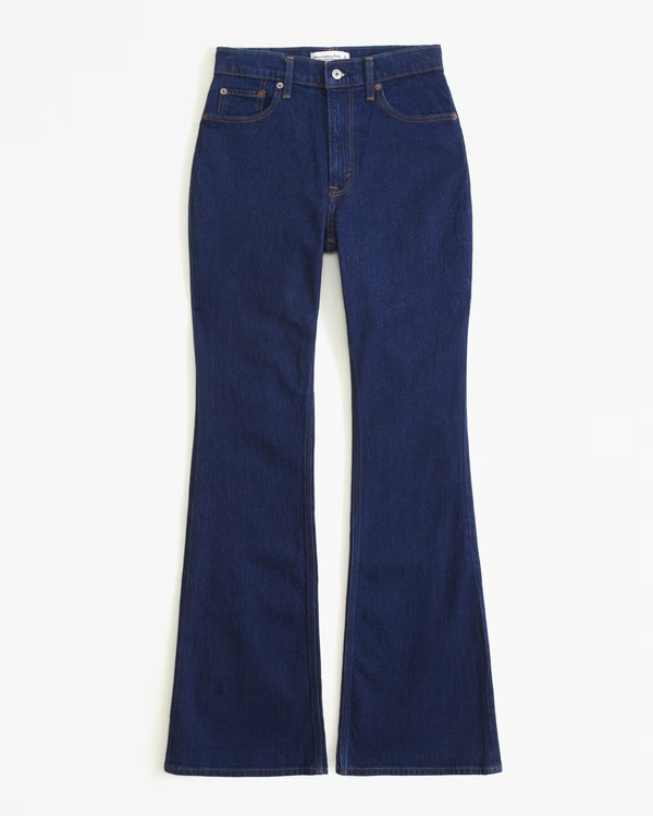 Curve Love High Rise Vintage Flare Jean | Abercrombie & Fitch (US)