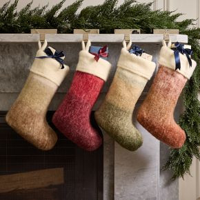 Faux Mohair Ombre Stocking | West Elm (US)