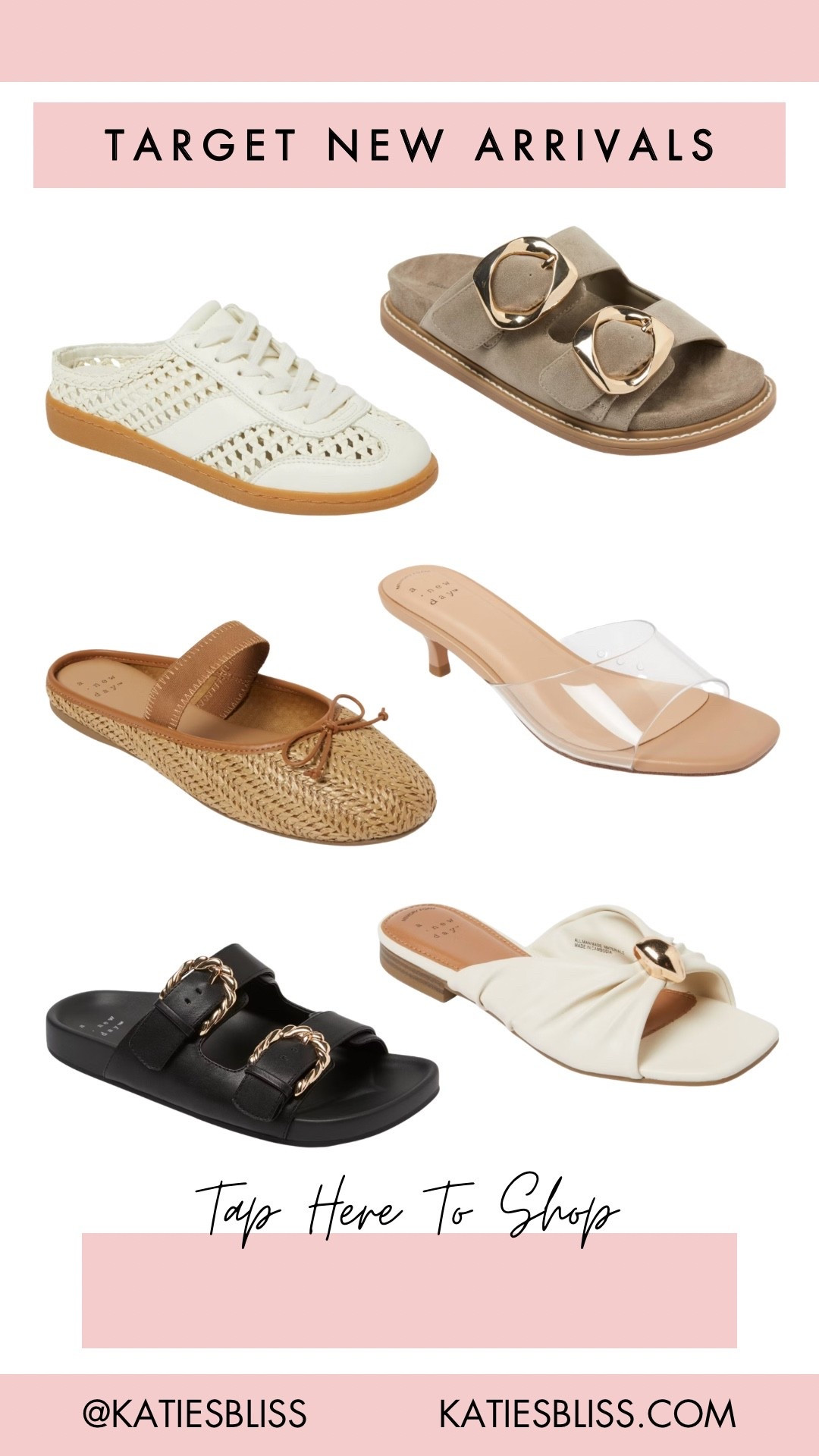 Target new arrivals 💖

Shoe. Sandals. Sneaker. Mule. Target. Heel. Vacation. Travel. 



#LTKTravel