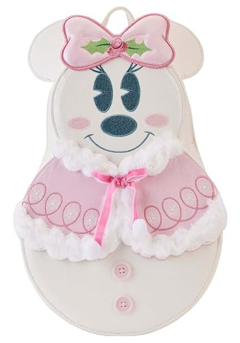 Loungefly Disney Minnie Pastel Figural Snowman Mini Backpack Disney Standard | Amazon (US)