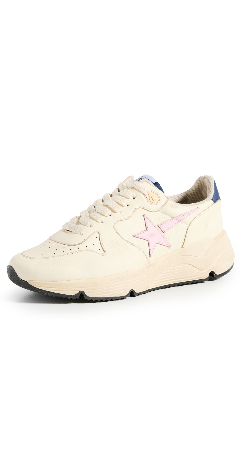 Golden Goose Running Sole Sneakers White/Ice/Orchid Pink/Medvl Bl 40 | Shopbop