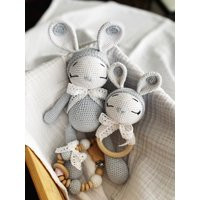 New Baby Shower Gift Set, Gift, Expecting Mom Box, Personalized Pacifier Holder, Rattle | Etsy (US)