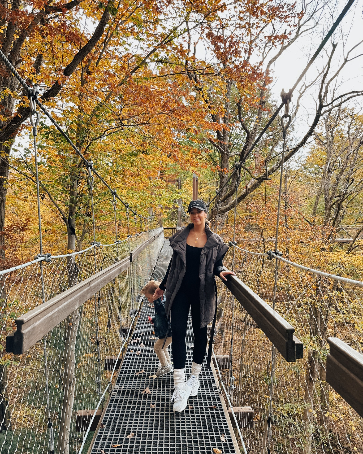 Today’s outfit for Holden 🍂🤎 this Amazon jumpsuit has been a fave of mine and sucks you in majorly 🙌🏼 it’s sooo good. I’m in the medium! My vest is still 40% off! 🙏🏼

Gap, gap puffer vest, gap sale, Amazon finds, Amazon bodysuit, Amazon jumpsuit, Amazon favorites, seasonal favorites, new balances 

#LTKSeasonal #LTKfindsunder50 #LTKshoecrush