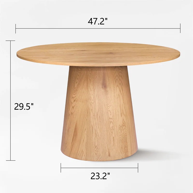 DWEN-CONE 47.2'' Pedestal Dining Table | Wayfair North America