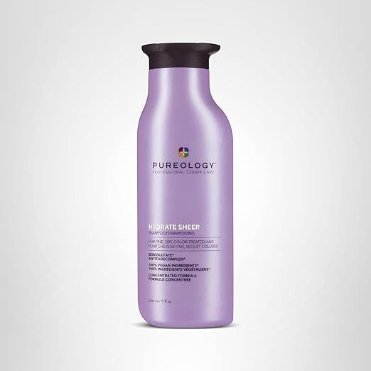 Pureology Hydrate Sheer Shampoo - Lightweight Hydrating Shampoo For Fine or Dry Color-Treated Hai... | Amazon (US)