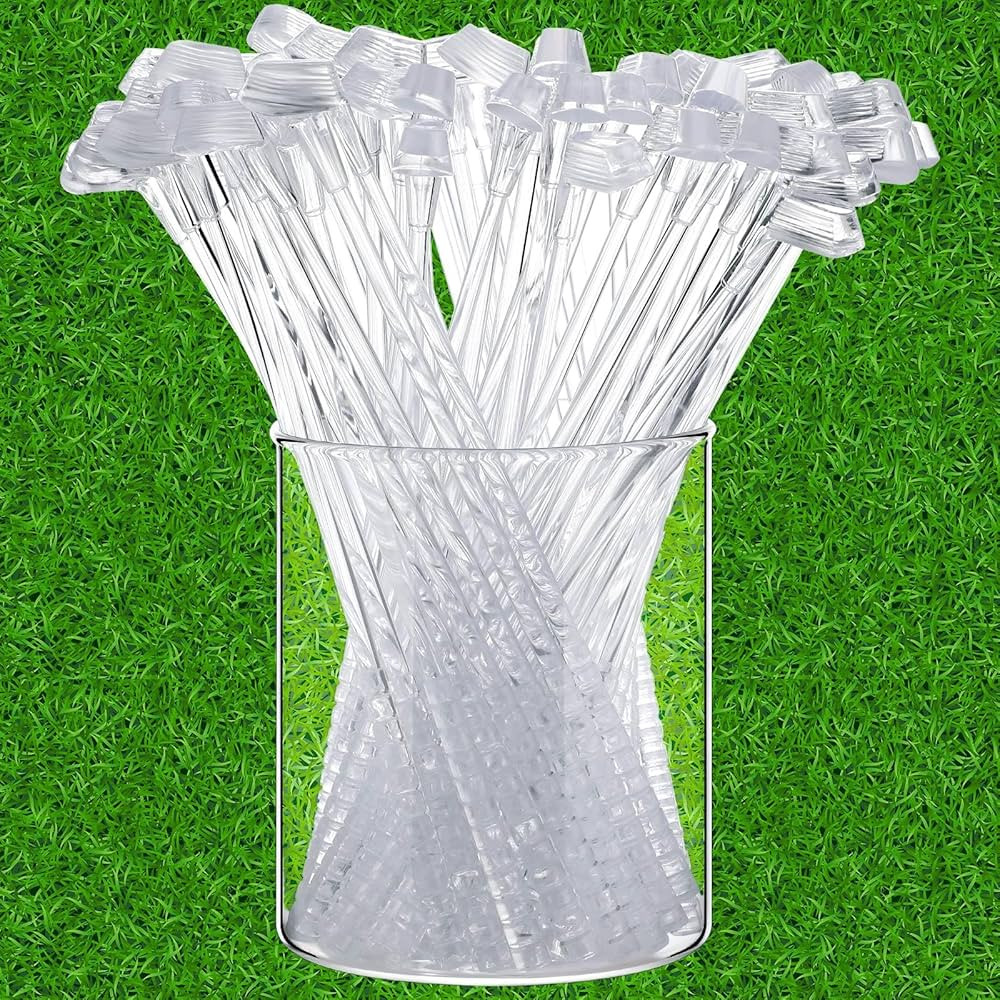 Roshtia 100 Pcs Golf Club Swizzle Stir Sticks Plastic Drink Stirrers Swizzle Sticks for Cocktails... | Amazon (US)