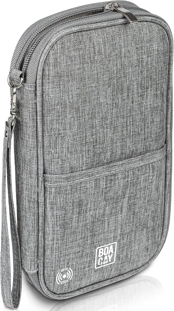 BOACAY Travel Document Organizer with RFID, Family Passport Holder, Wallet for Women & Men, Porta... | Amazon (US)