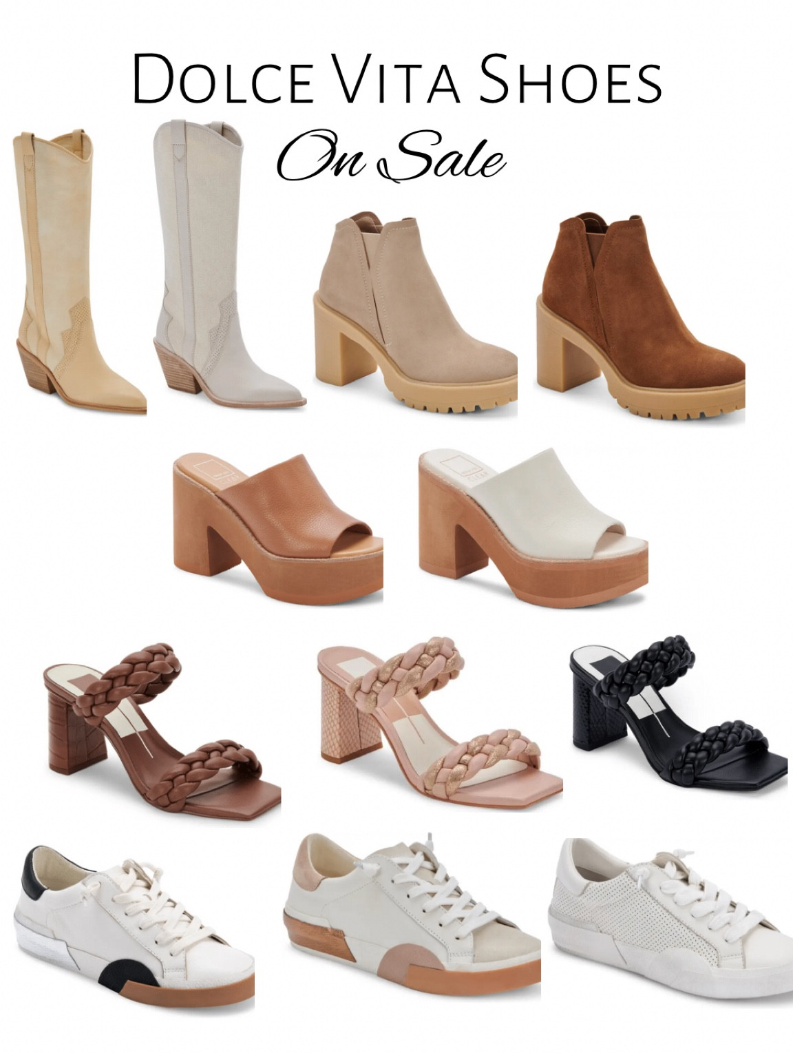 HUGE SHOE SALE - dolce vita women’s shoes boots slides mules booties sneakers etc on sale at Nordstrom 

#LTKshoecrush