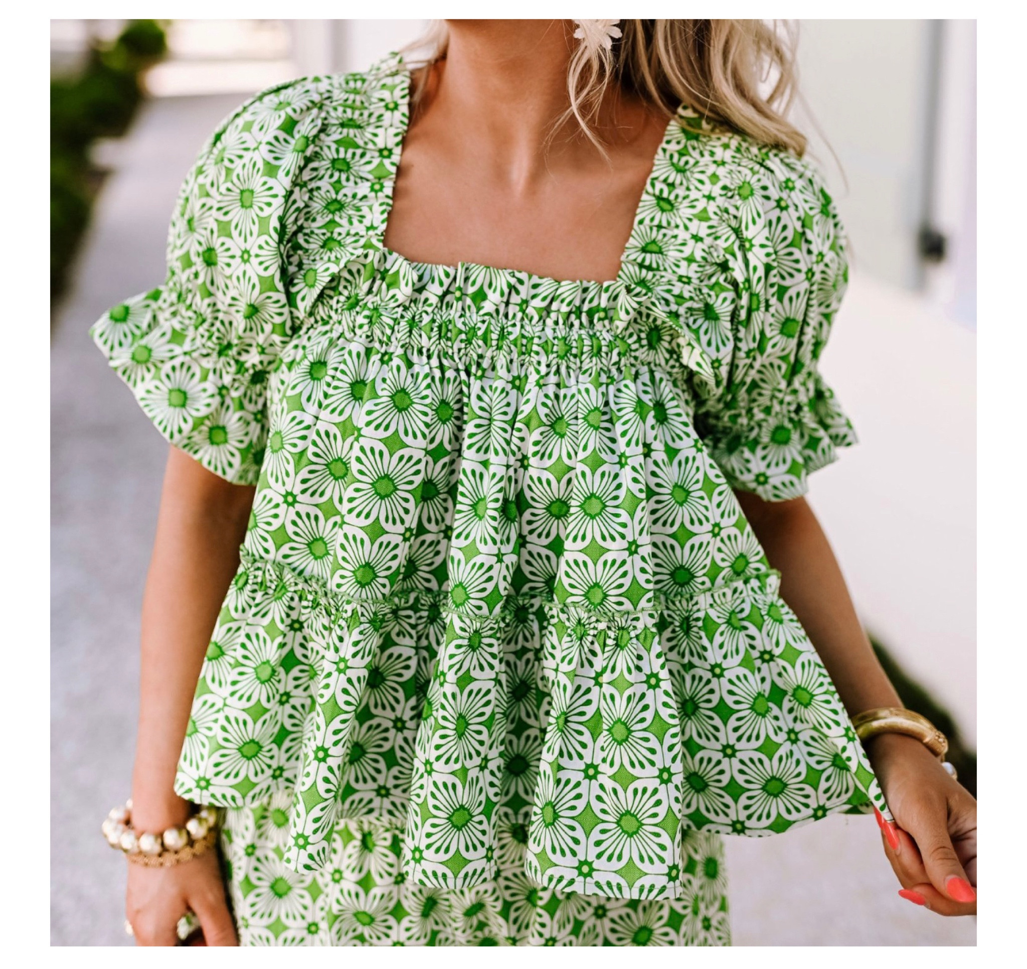 Elizabeth Wilson design 
Matching set 
Ruffle set 
Pajamas 

#LTKstyletip #LTKFind #LTKSeasonal