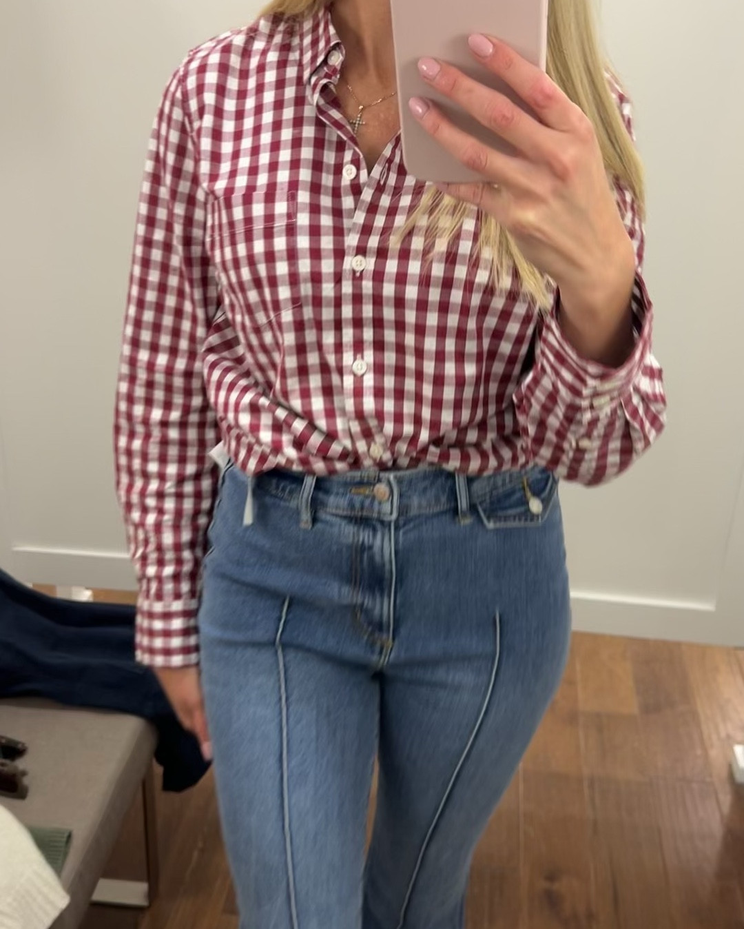 Great jeans I found shopping at LOFT paired with my favorite lightweight gingham collared shirt from J Crew.. both under $50!

Fall fashion 
Fall outfits 
Denim 

#LTKFindsUnder50 #LTKSaleAlert #LTKStyleTip