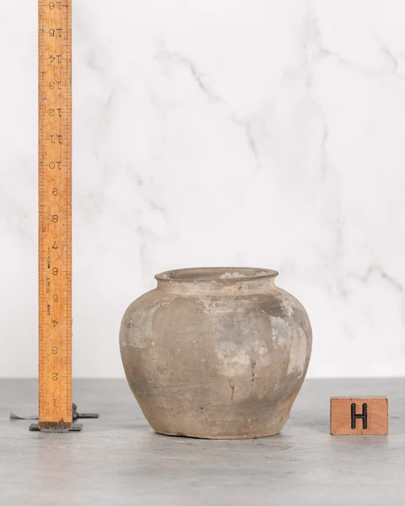 Small / Medium Vintage Black Grey Pots {No Handles) (Free Shipping) | Etsy (US)