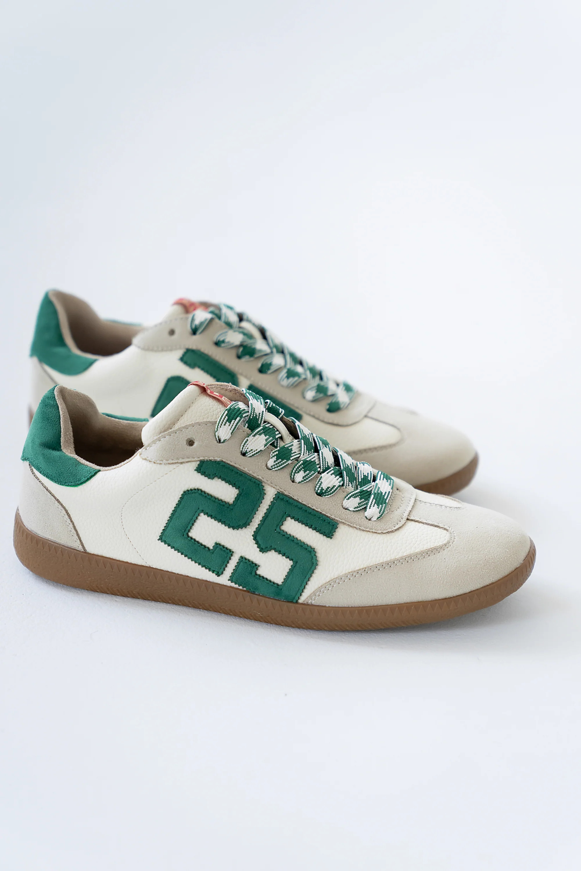 Kelly Retro Sneakers in Green-White - FINAL SALE | Böhme US