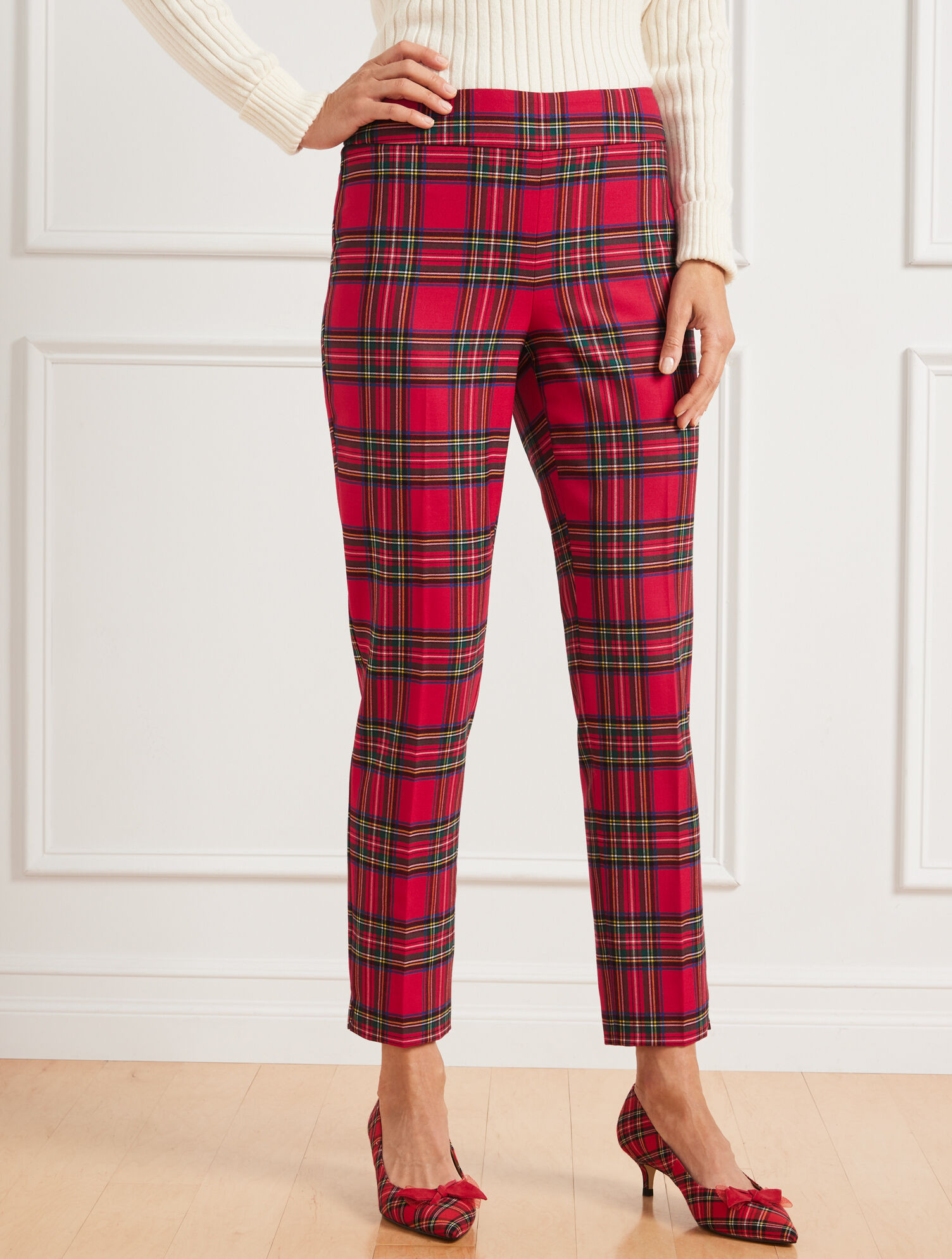 Slim Ankle Pants - Celebrating Plaid | Talbots