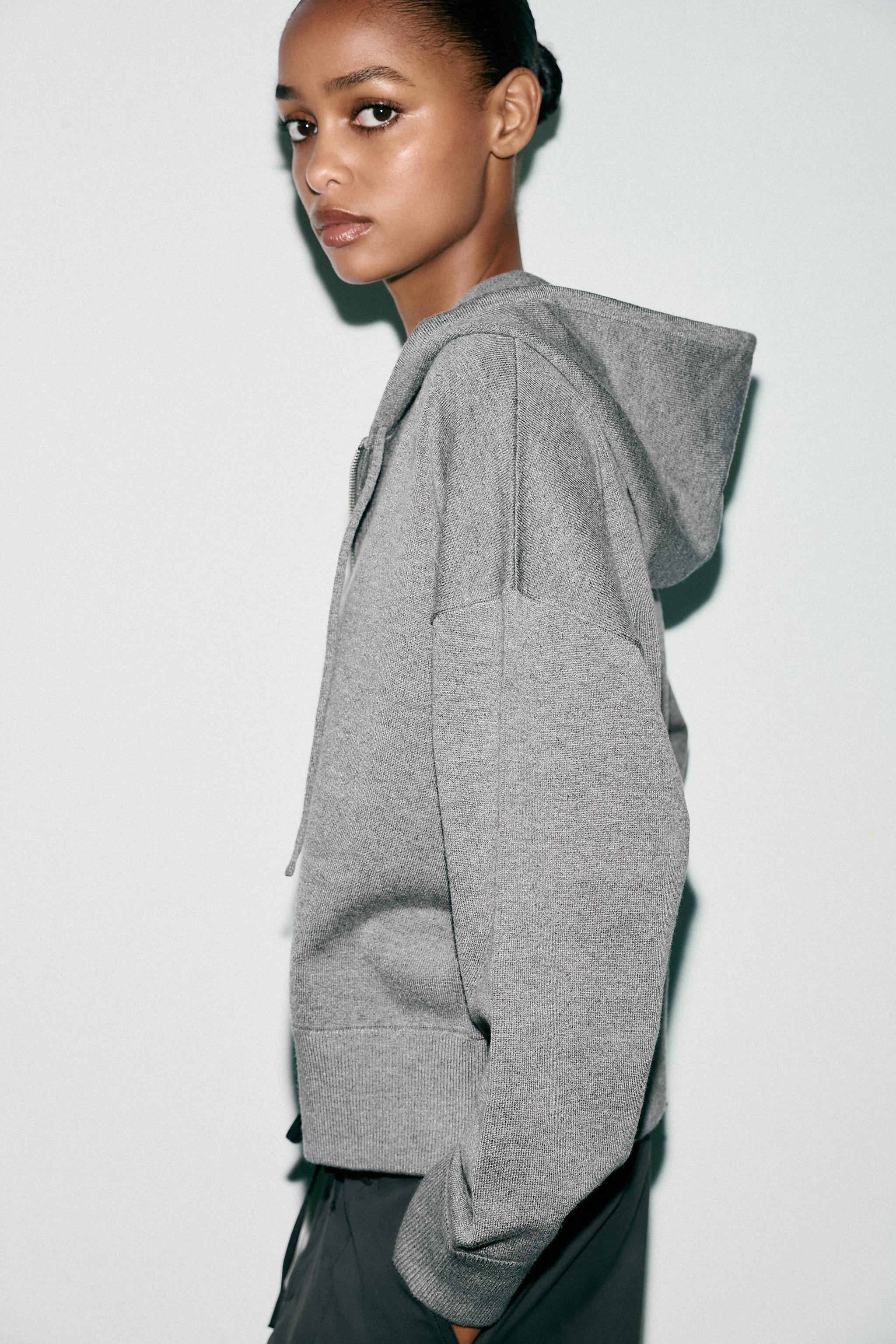 KNITTED HOODIE | Zara UK
