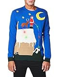 Blizzard Bay Men's Ugly Christmas Sweater Light Up | Amazon (US)