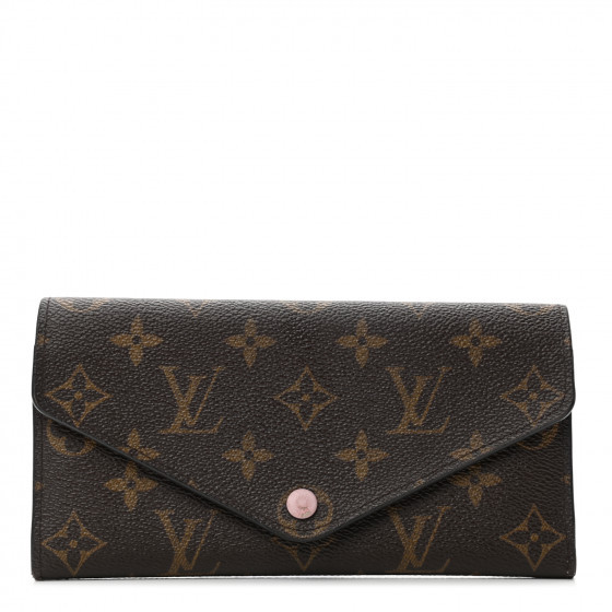 LOUIS VUITTON Monogram Josephine Wallet Rose Ballerine | Fashionphile