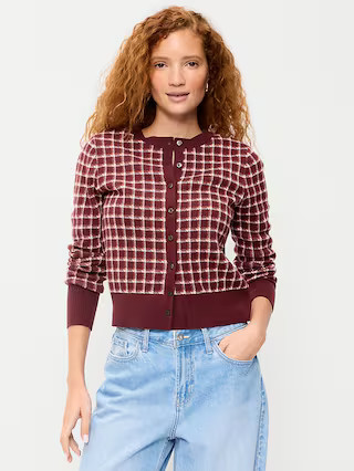 SoSoft Crew-Neck Cardigan Sweater | Old Navy (US)