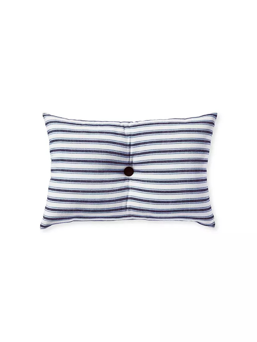 Perennials Dock Stripe Pillow | Serena and Lily