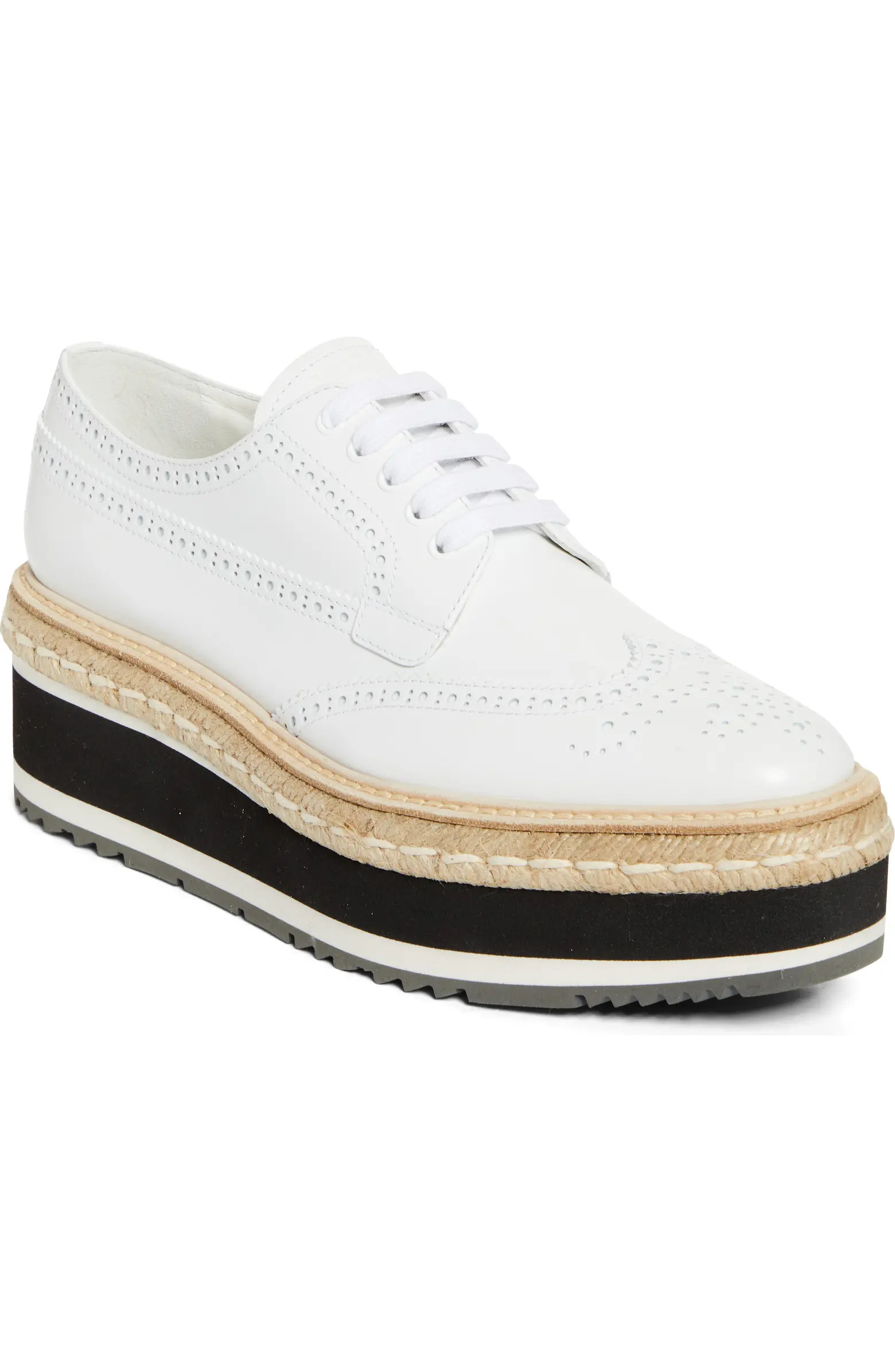 Prada Re-Edition 2011 Platform Wingtip Oxford (Women) | Nordstrom | Nordstrom