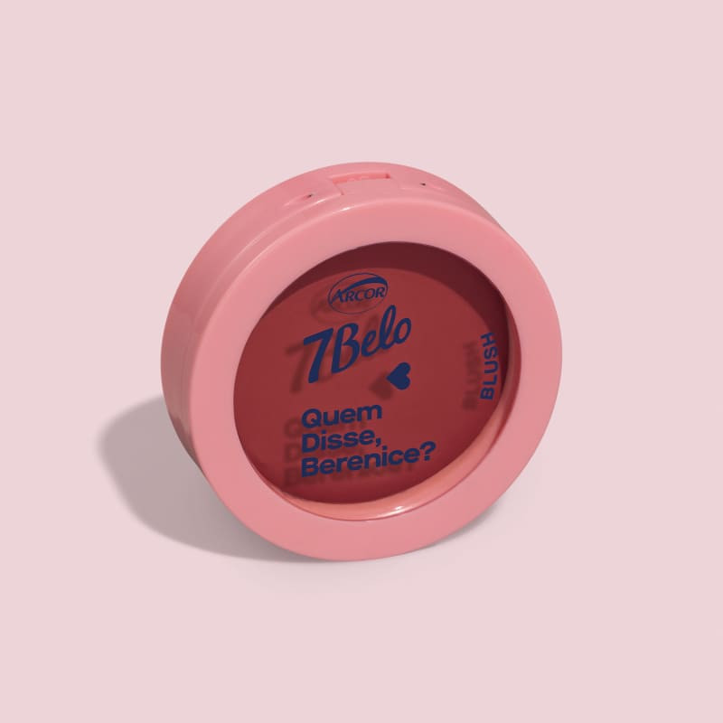Blush Cremoso 2 em 1 Rosa Coringa QDB 7Belo 5g | QuemDisseBerenice (BR)