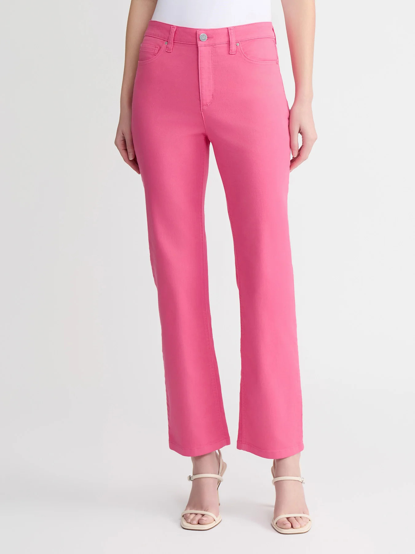 Lexington Straight Leg Jeans, Dutch Pink | Jones New York