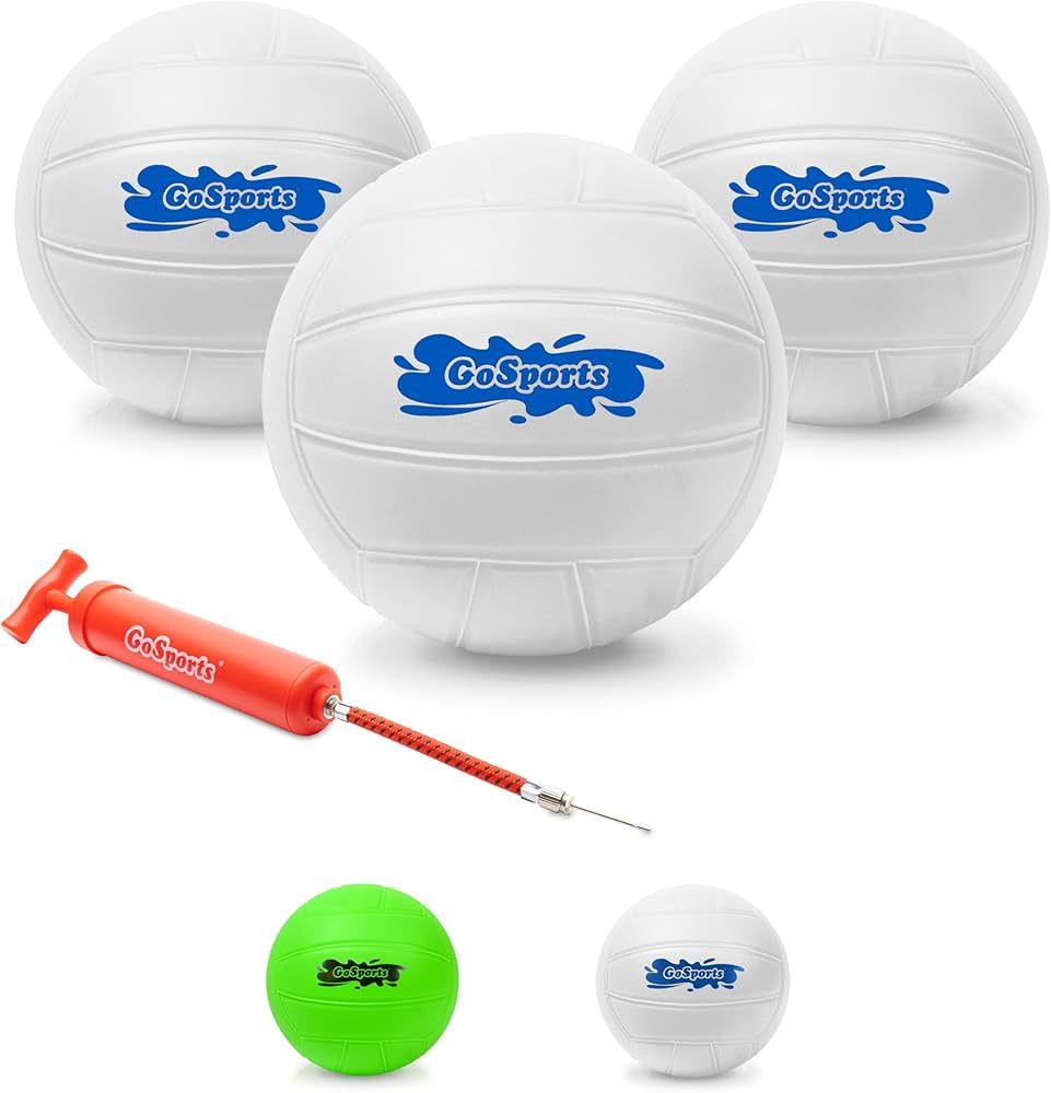 GoSports Water Volleyball 3 Pack Great for Swimming Pools or Lawn Volleyball Games | Amazon (US)