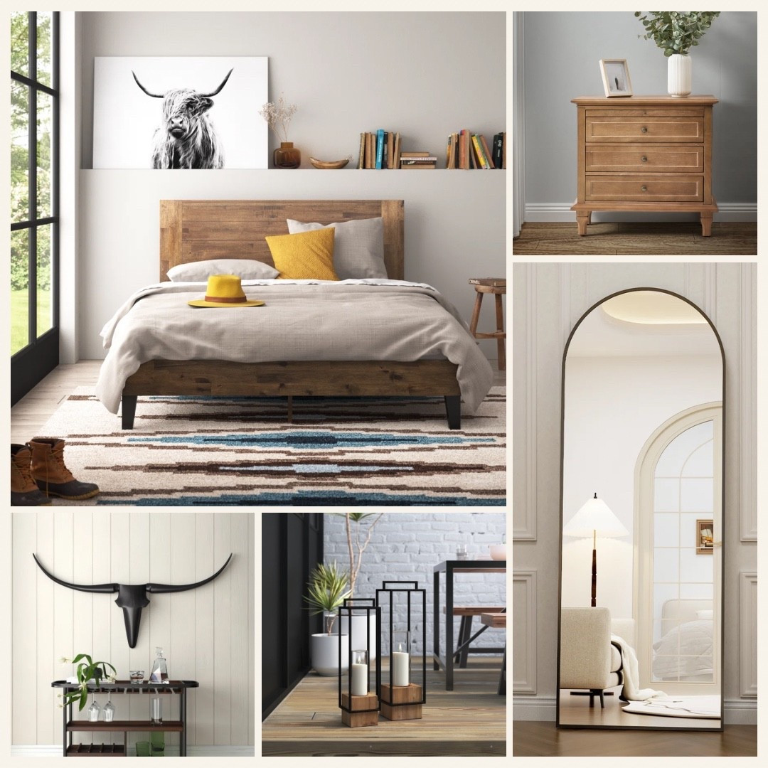 Modern rustic bedroom reset! #wayfair #rustic #bedroomfinds 

#LTKHome