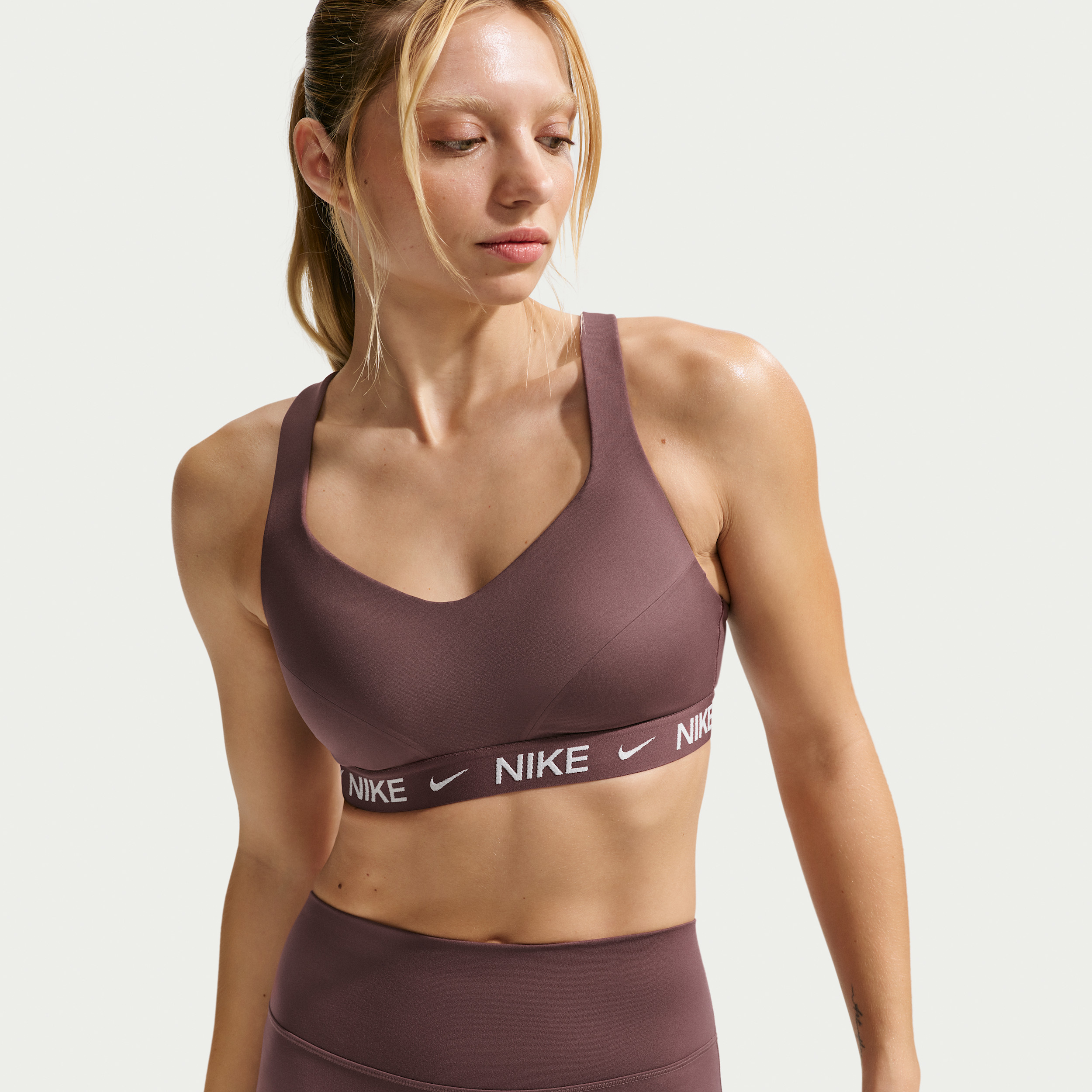 Nike Women's Indy High Support Padded Adjustable Sports Bra in Purple | FD1068-502 | Nike (US)