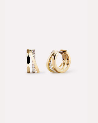 Gold Hoop Earrings - Esme Triple | Ana Luisa