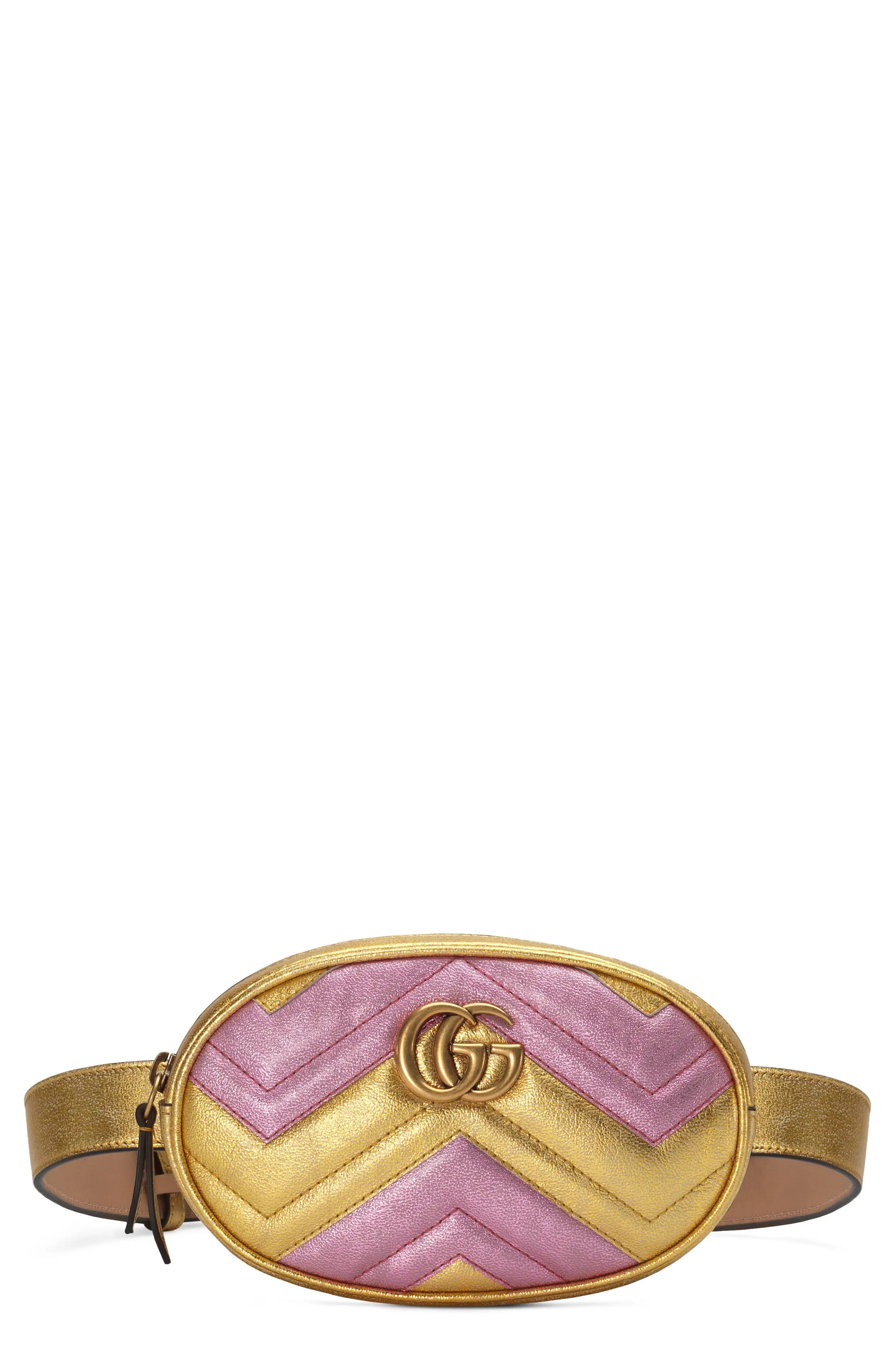 Gucci Marmont 2.0 Leather Belt Bag - | Nordstrom