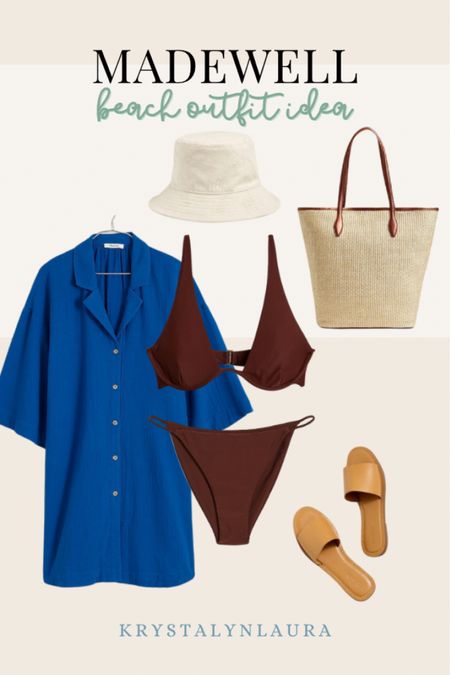 @madewell beach outfit idea, summer outfit, cruise outfit, European summer beachwear, neutral swimwear 

#LTKxMadewell #LTKswim #LTKsalealert