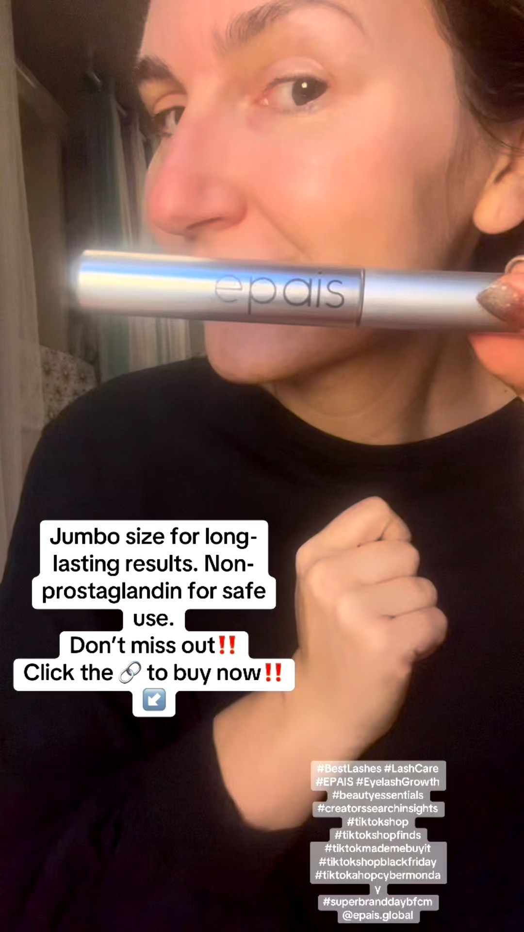 Your Lashes Deserve the Best‼️🌟 Jumbo size for long-lasting results. Non-prostaglandin for safe use. Don’t miss out! Click the 🔗⤵️to buy now‼️ #LashCare #EPAIS #EyelashGrowth #BestLashes #beautyessentials #eyelashserum 
#essentialeyelashserum #epaiseyelashserum #kbeauty #koreancosmetics #selfcare #morningroutine #eveningroutine #nightimeroutine #wellbeing #thickereyelashes
@epais.global#LTKCyberWeek 

#LTKmorningroutine #LTKOver40